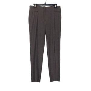 Zara Basic brown houndstooth high waisted pleated pants size Medium